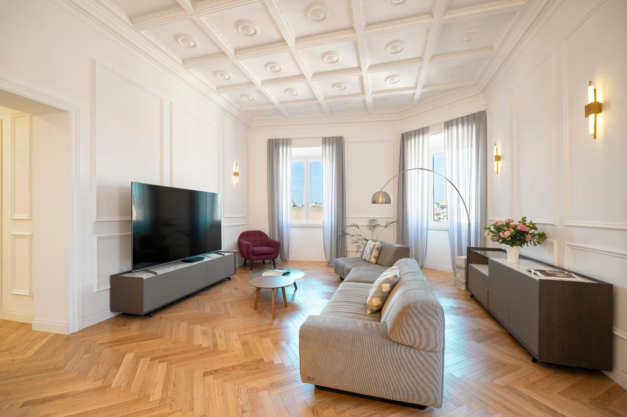 רומא Sjr Luxury Apartment Trevi Fountain מראה חיצוני תמונה