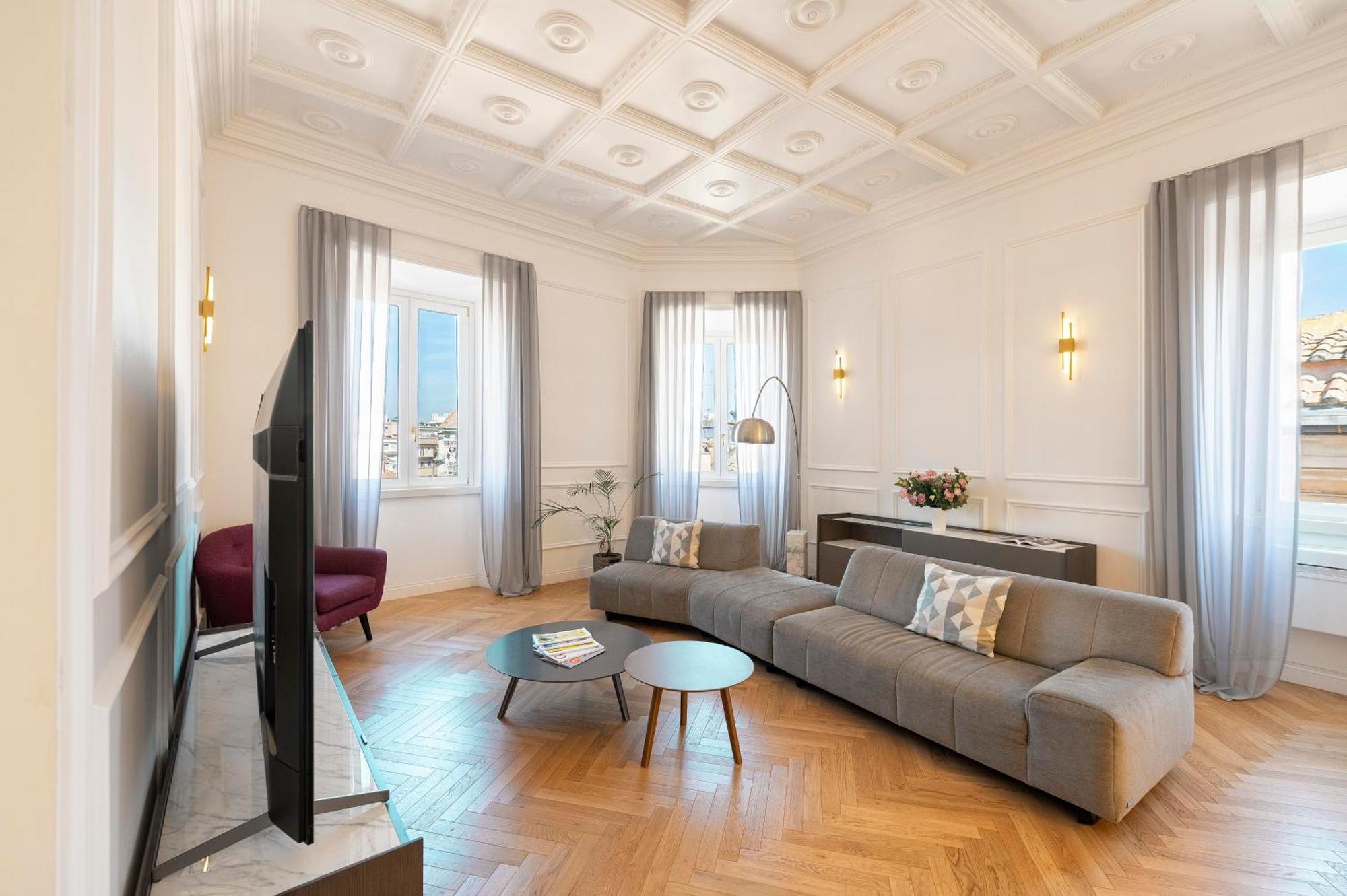 רומא Sjr Luxury Apartment Trevi Fountain מראה חיצוני תמונה